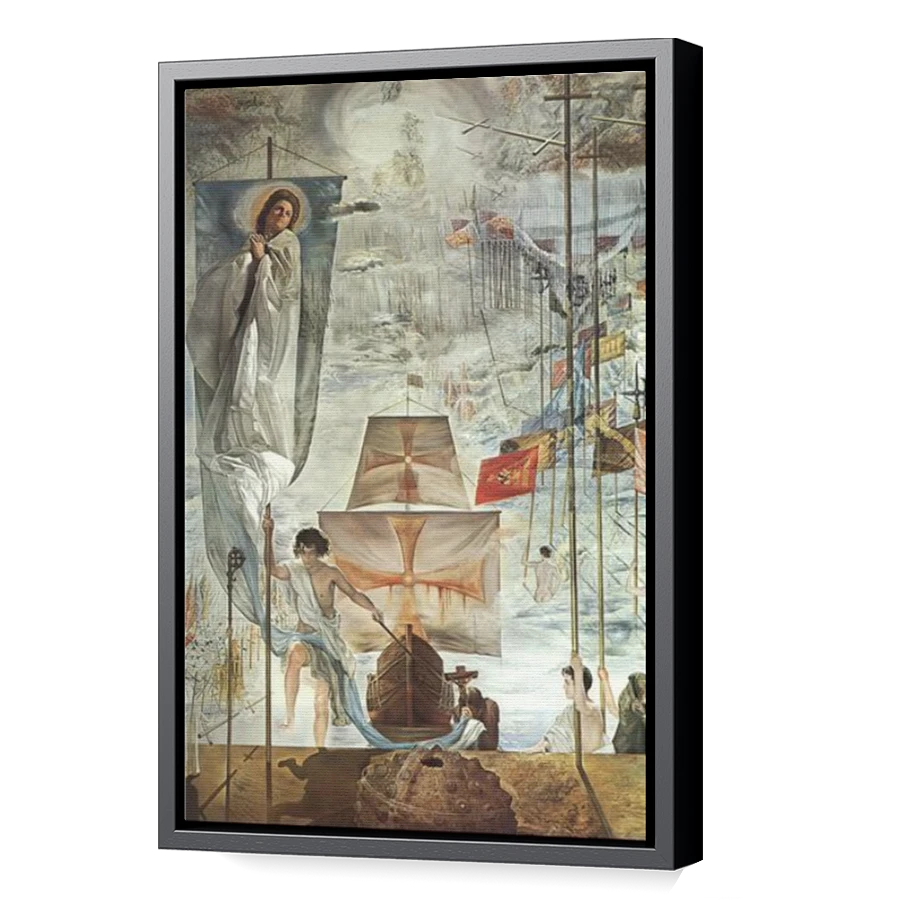 Thumbnail for Canvas - Black Floating Frame
