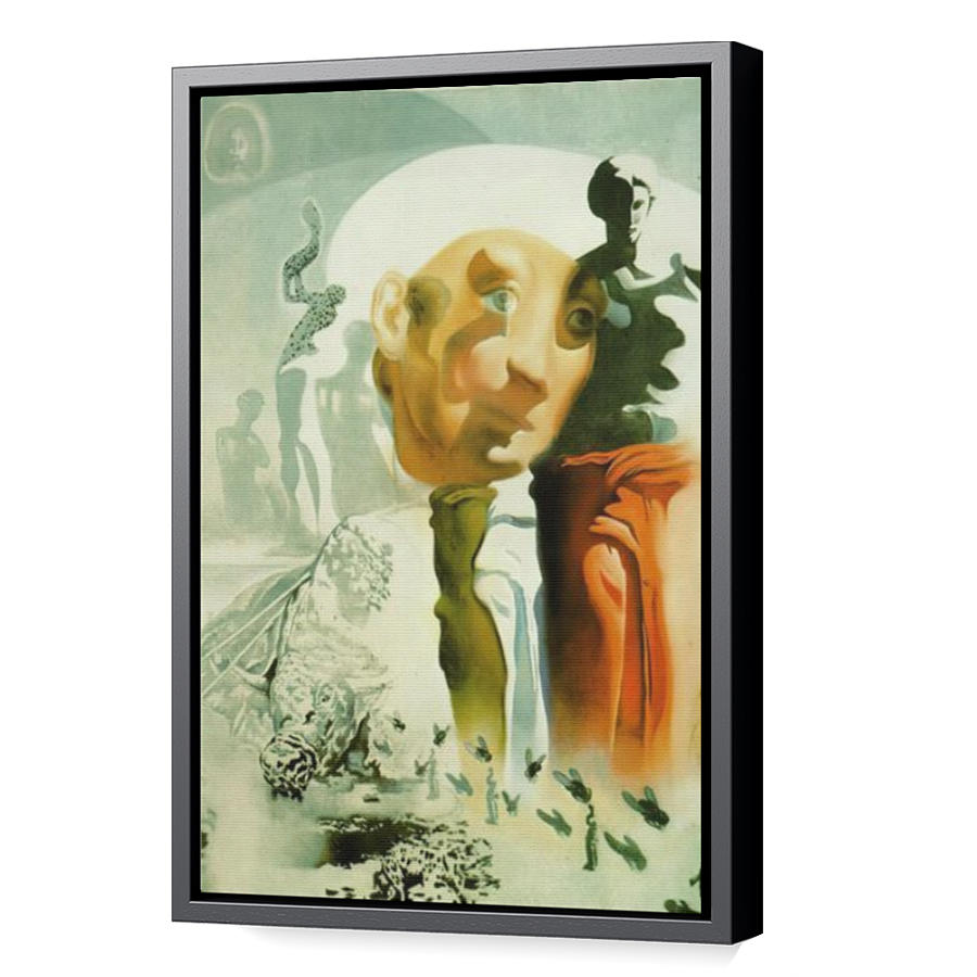 Thumbnail for Canvas - Black Floating Frame