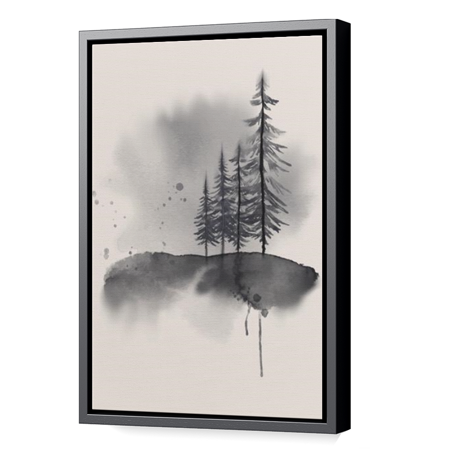 Thumbnail for Canvas - Black Floating Frame