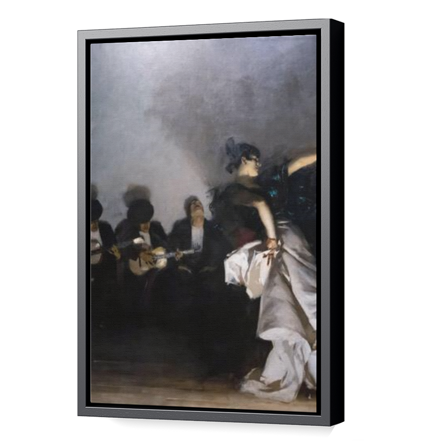Thumbnail for Canvas - Black Floating Frame