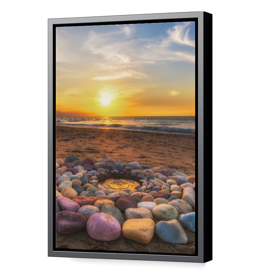 Thumbnail for Canvas - Black Floating Frame