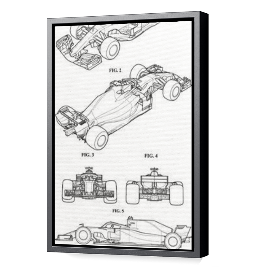 Thumbnail for Canvas - Black Floating Frame