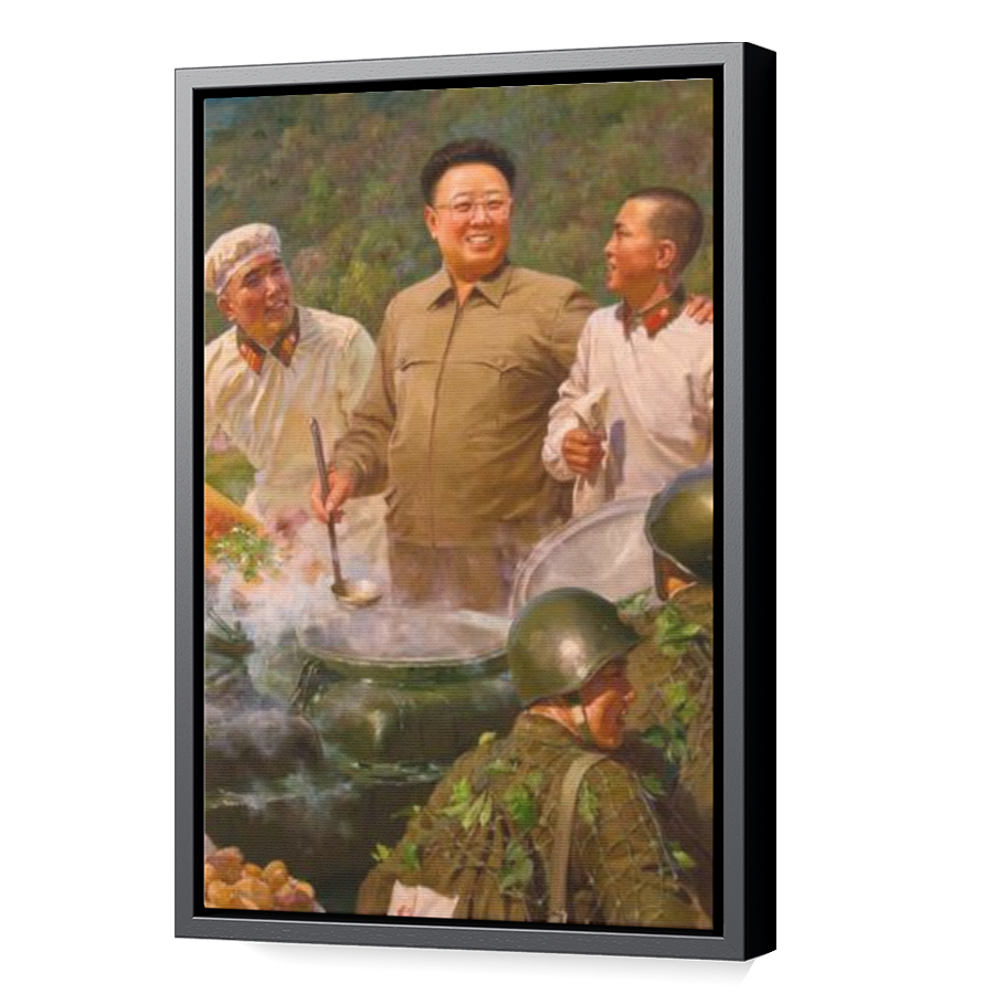 Thumbnail for Canvas - Black Floating Frame