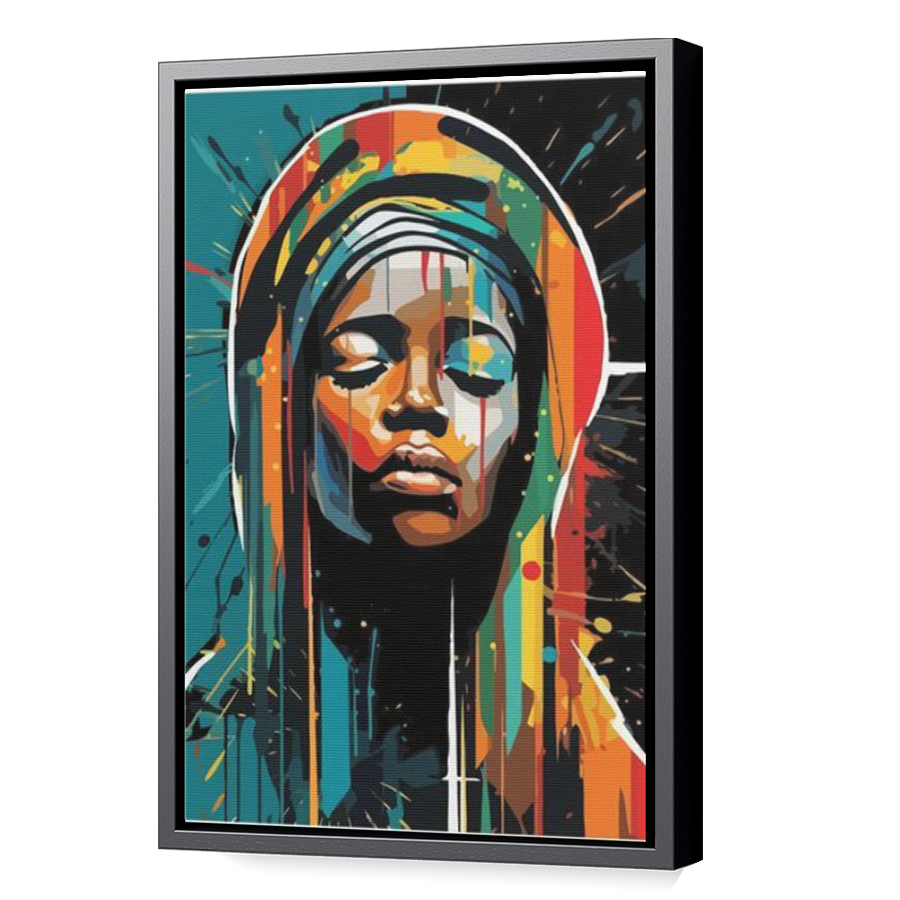 Thumbnail for Canvas - Black Floating Frame