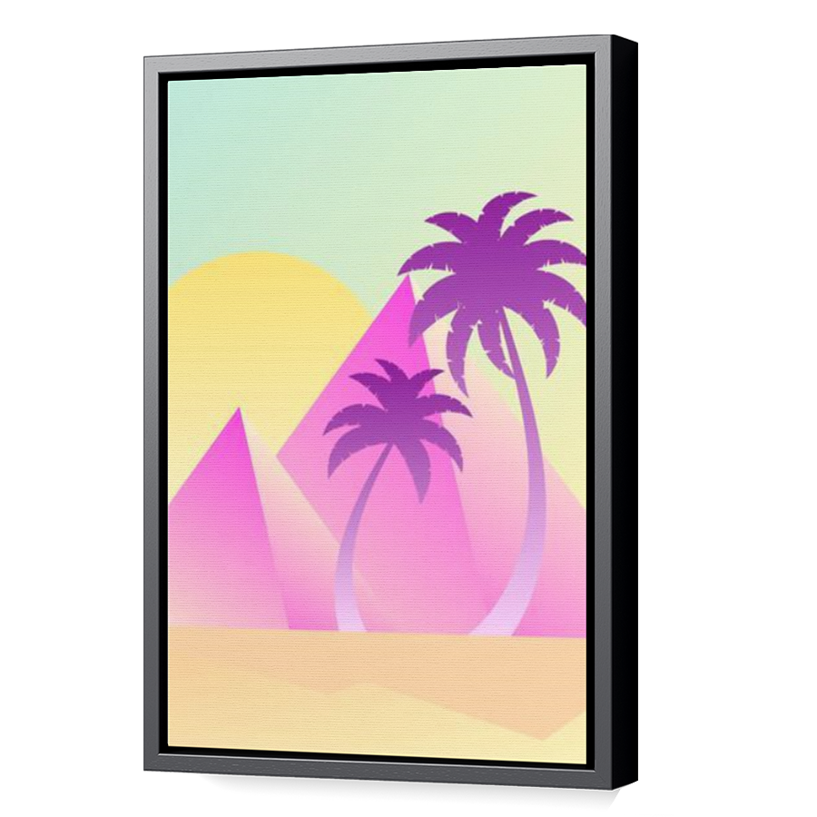 Thumbnail for Canvas - Black Floating Frame