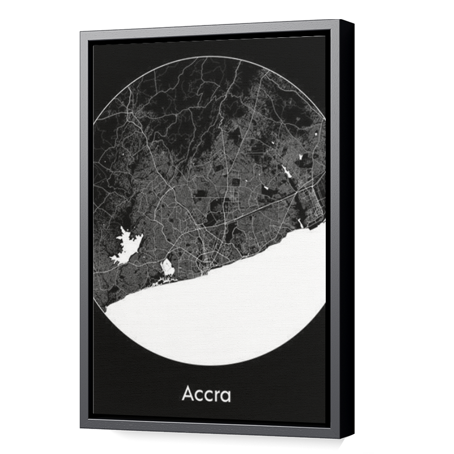 Thumbnail for Canvas - Black Floating Frame