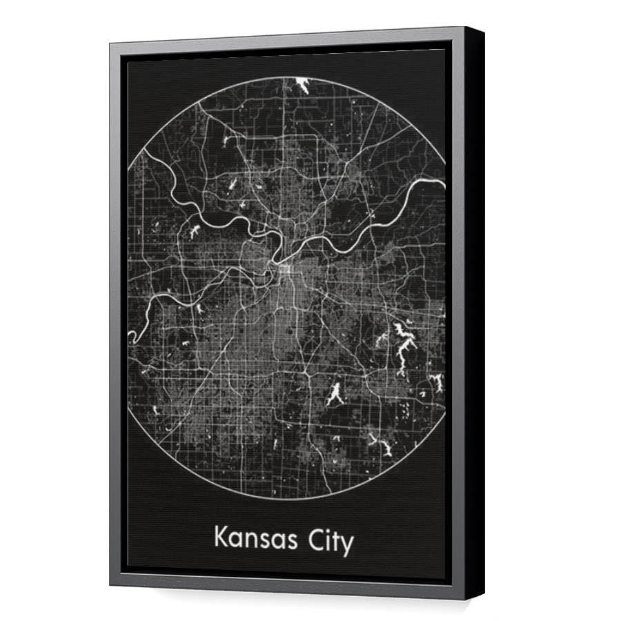 Thumbnail for Canvas - Black Floating Frame