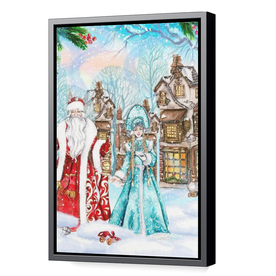 Thumbnail for Canvas - Black Floating Frame