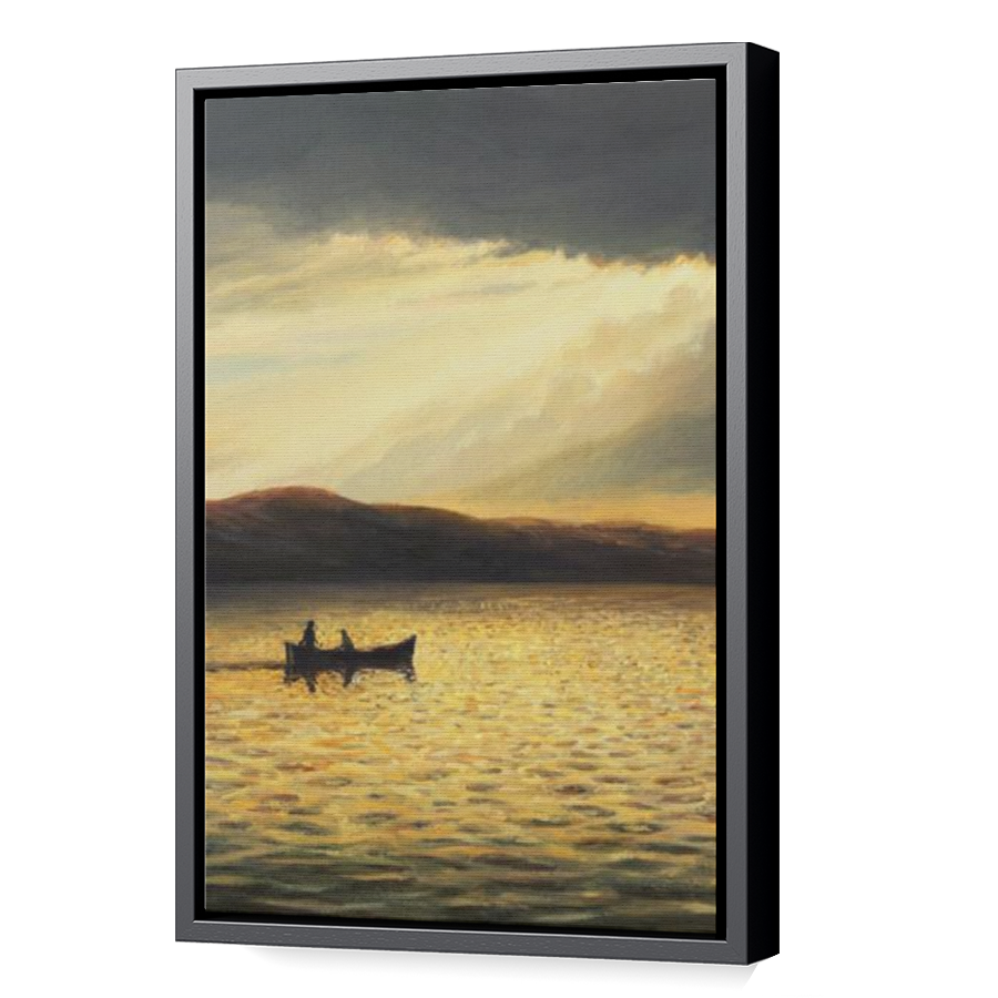 Thumbnail for Canvas - Black Floating Frame