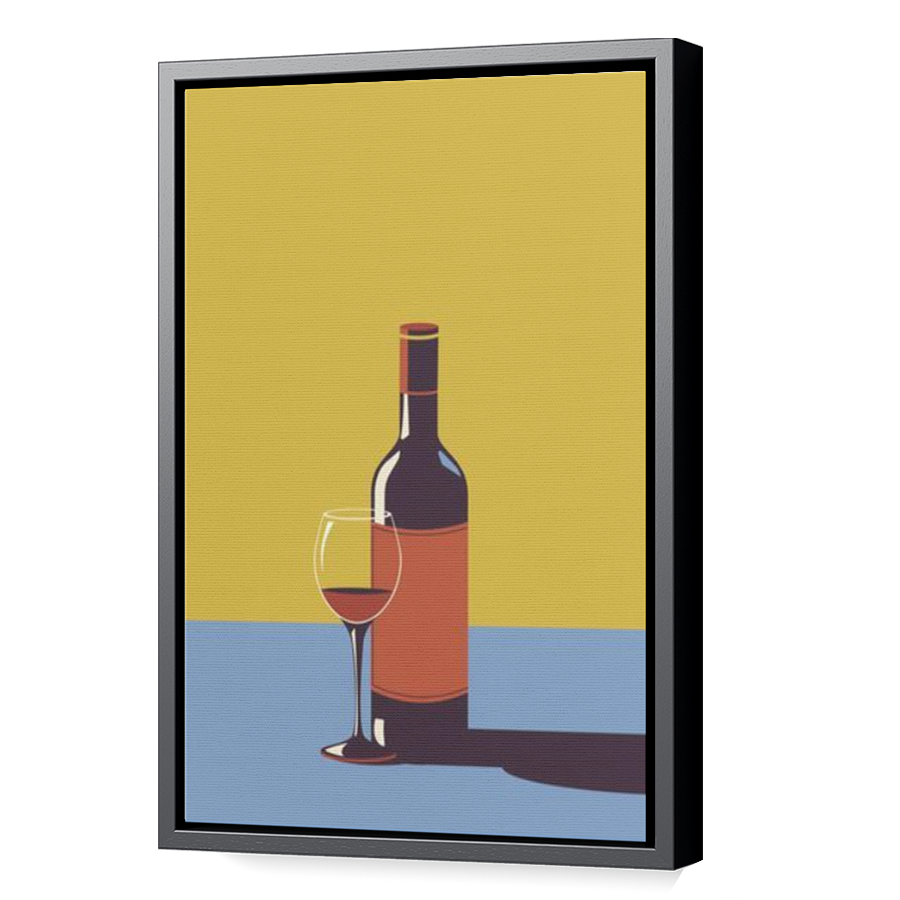 Thumbnail for Canvas - Black Floating Frame