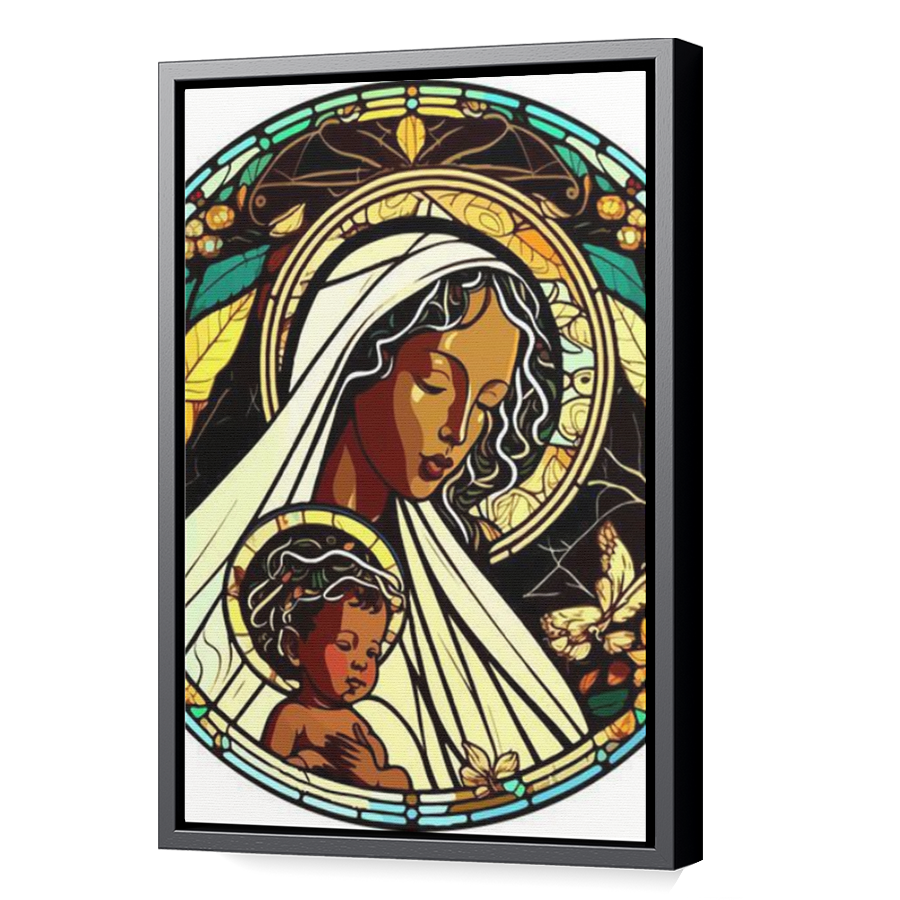 Thumbnail for Canvas - Black Floating Frame