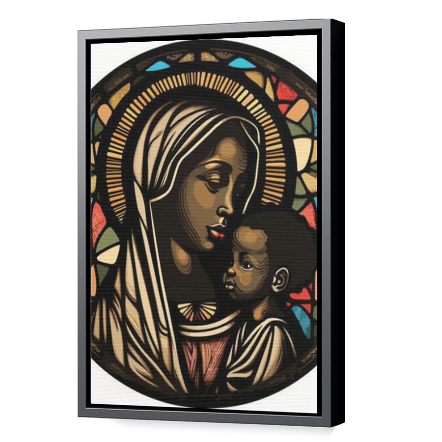 Thumbnail for Canvas - Black Floating Frame
