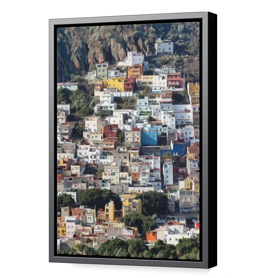 Thumbnail for Canvas - Black Floating Frame