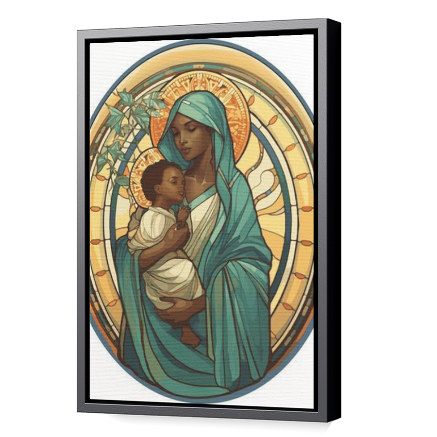 Thumbnail for Canvas - Black Floating Frame