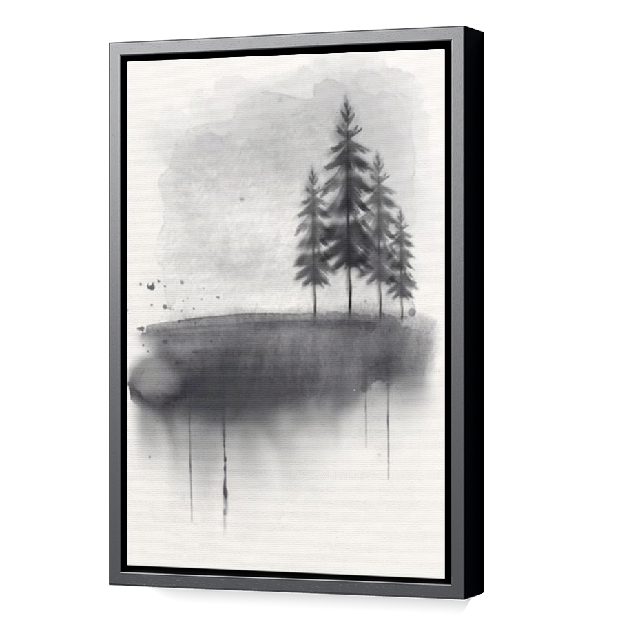 Thumbnail for Canvas - Black Floating Frame