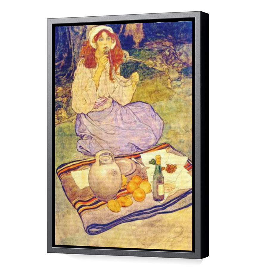 Thumbnail for Canvas - Black Floating Frame
