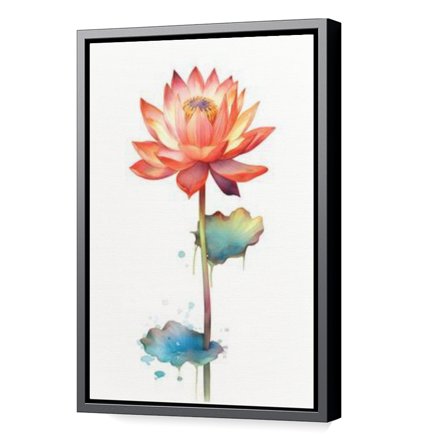 Thumbnail for Canvas - Black Floating Frame