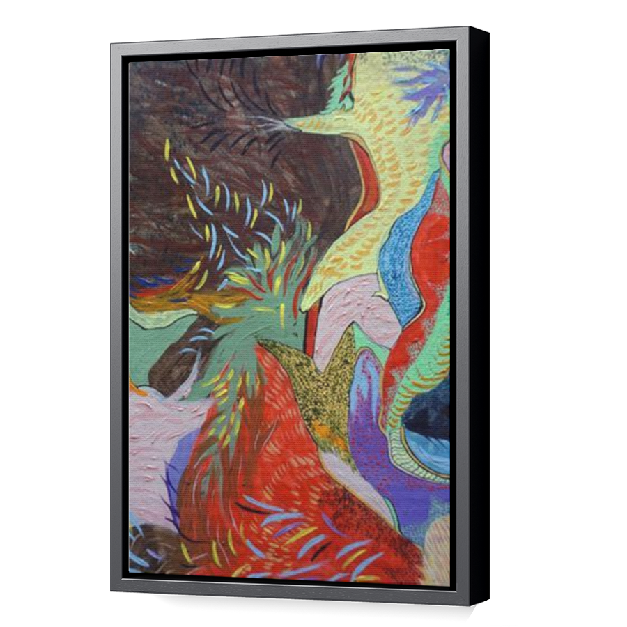 Thumbnail for Canvas - Black Floating Frame