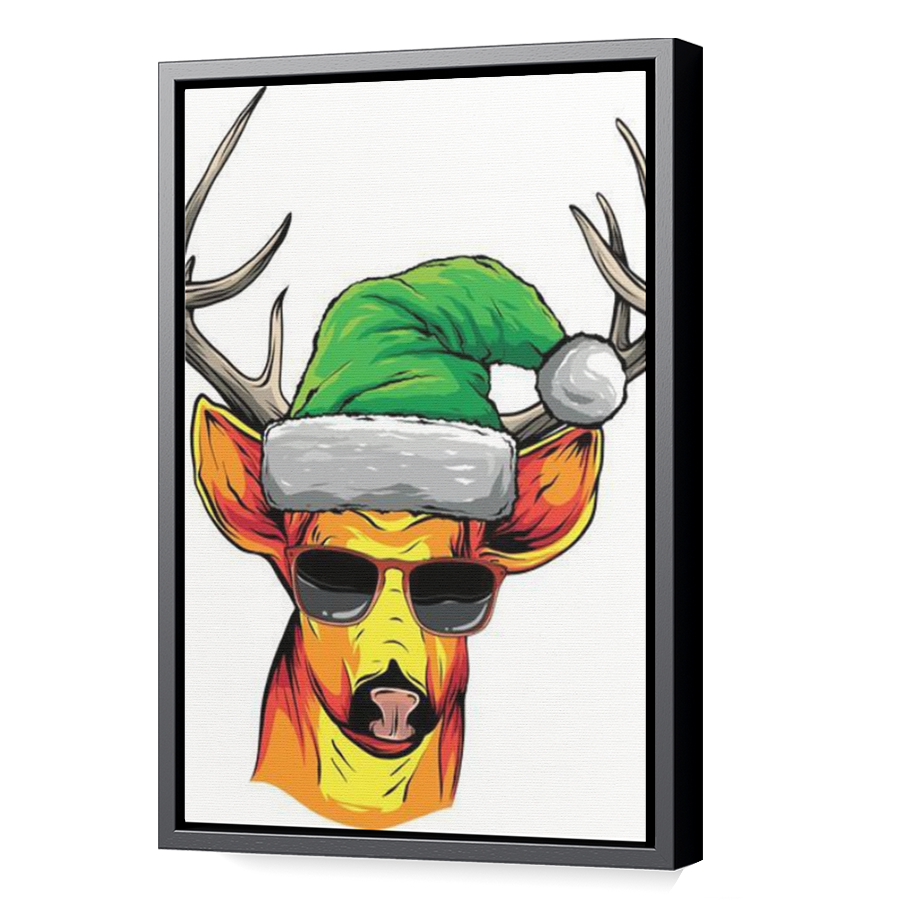 Thumbnail for Canvas - Black Floating Frame