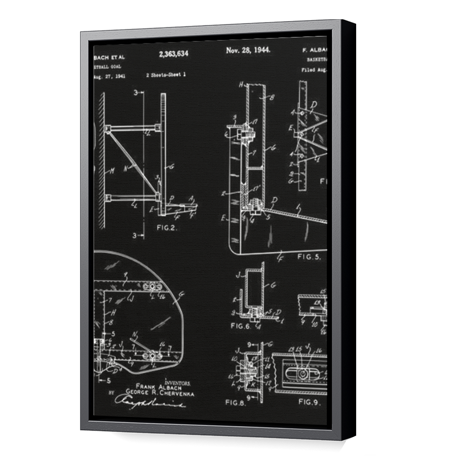 Thumbnail for Canvas - Black Floating Frame