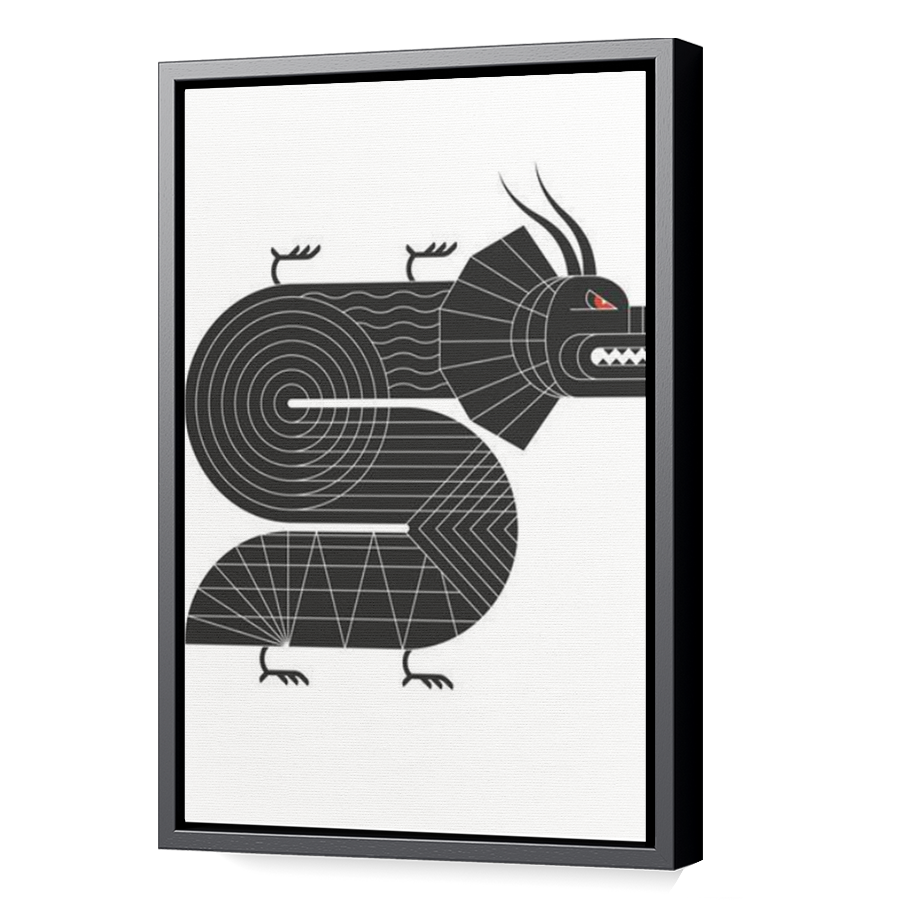 Thumbnail for Canvas - Black Floating Frame