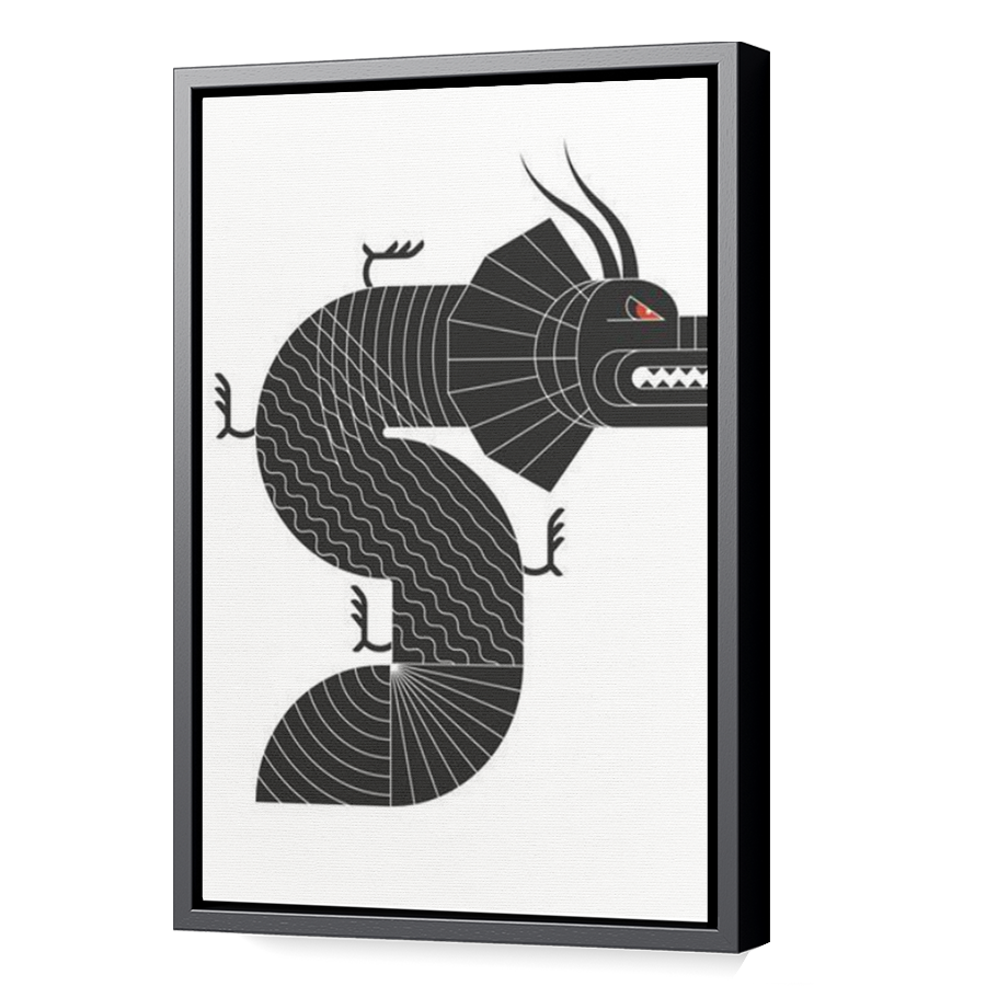 Thumbnail for Canvas - Black Floating Frame