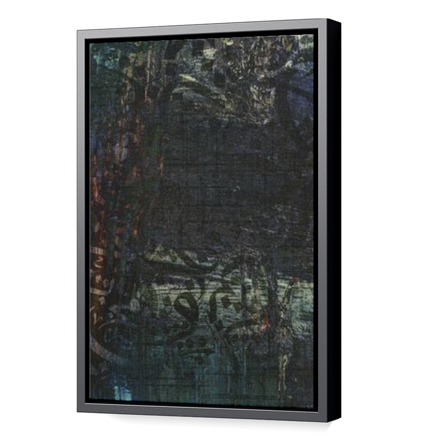 Thumbnail for Canvas - Black Floating Frame