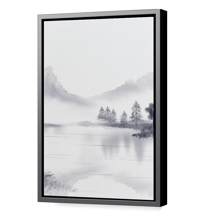 Thumbnail for Canvas - Black Floating Frame