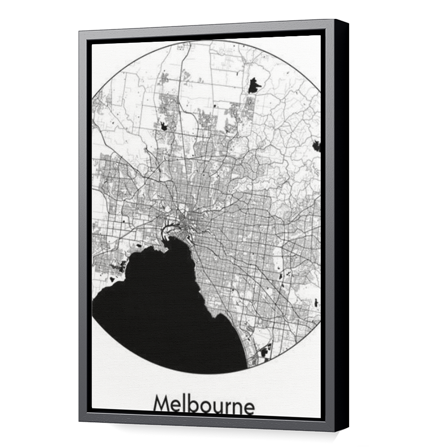 Thumbnail for Canvas - Black Floating Frame