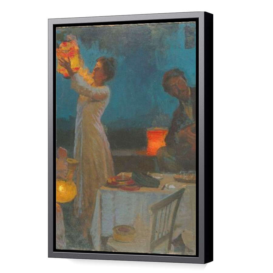 Thumbnail for Canvas - Black Floating Frame