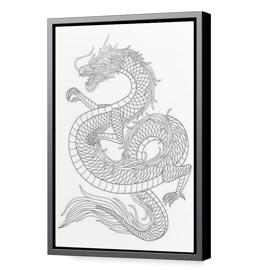 Thumbnail for Canvas - Black Floating Frame