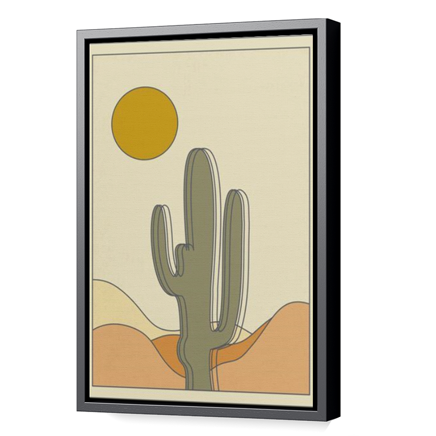 Thumbnail for Canvas - Black Floating Frame
