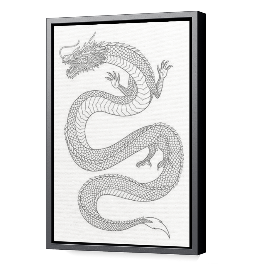 Thumbnail for Canvas - Black Floating Frame