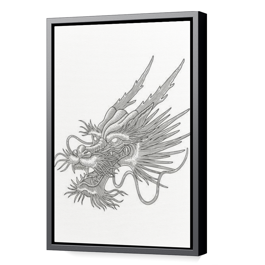 Thumbnail for Canvas - Black Floating Frame