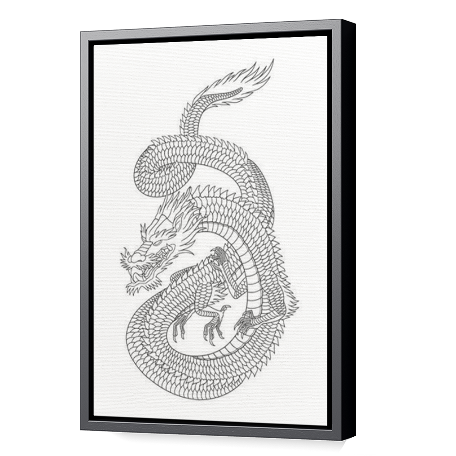 Thumbnail for Canvas - Black Floating Frame