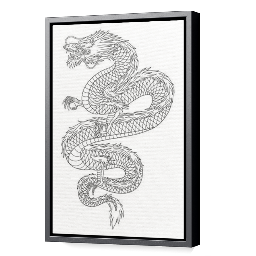 Thumbnail for Canvas - Black Floating Frame