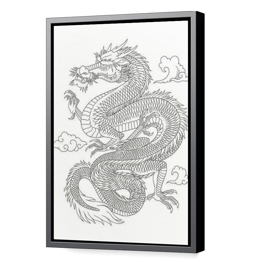 Thumbnail for Canvas - Black Floating Frame