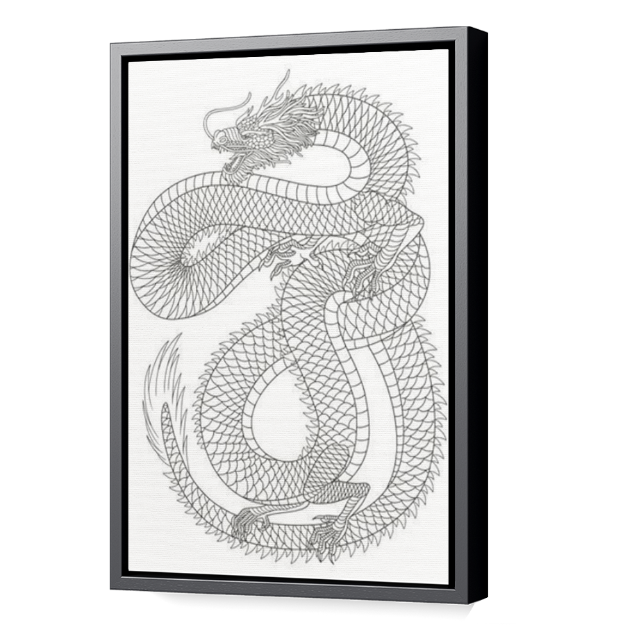 Thumbnail for Canvas - Black Floating Frame