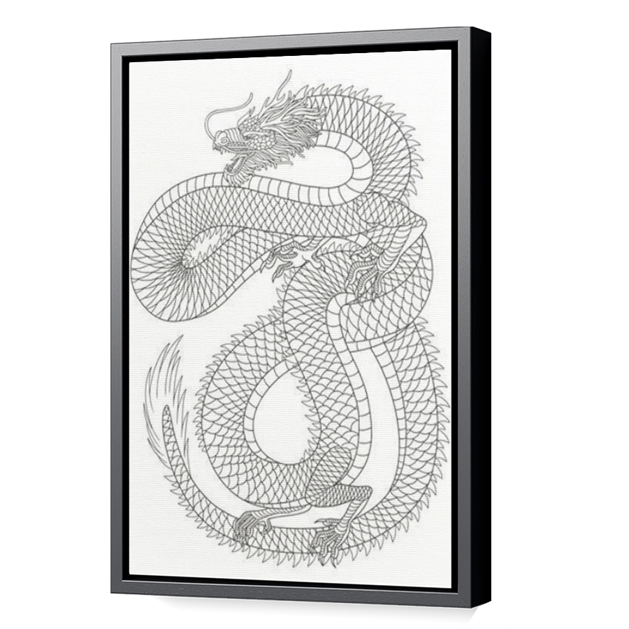 Thumbnail for Canvas - Black Floating Frame