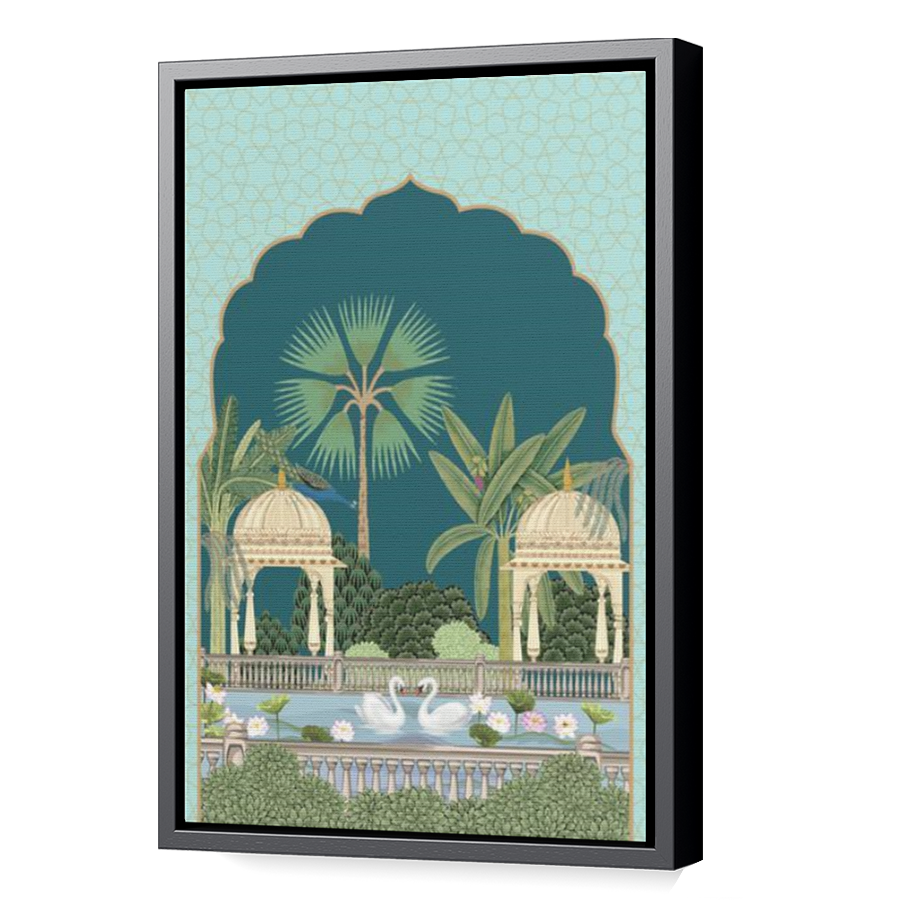 Thumbnail for Canvas - Black Floating Frame