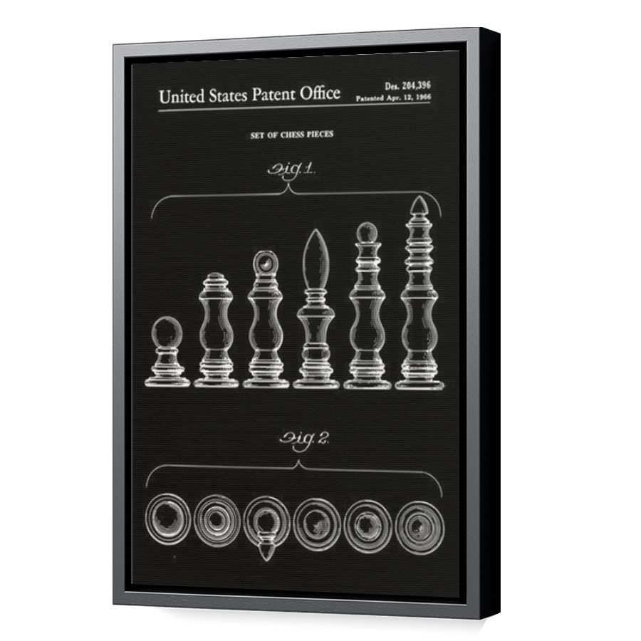 Thumbnail for Canvas - Black Floating Frame