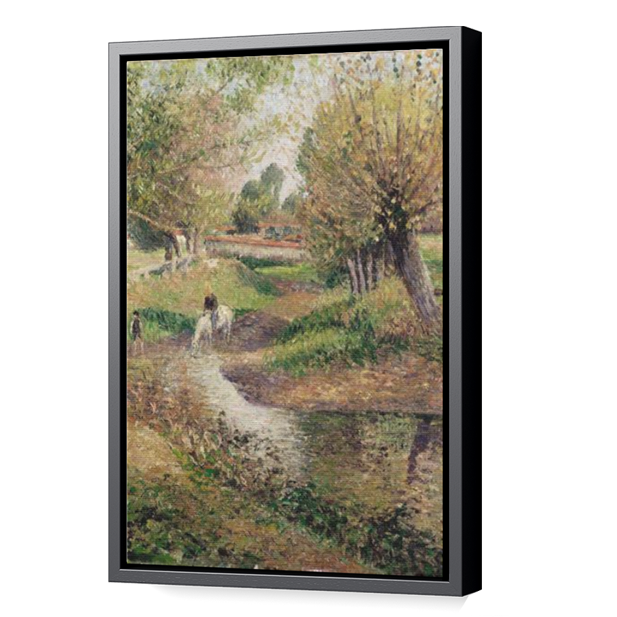Thumbnail for Canvas - Black Floating Frame