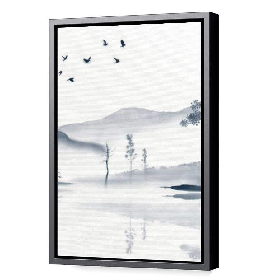 Thumbnail for Canvas - Black Floating Frame