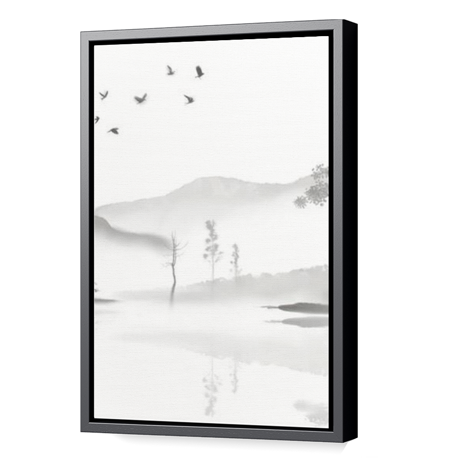 Thumbnail for Canvas - Black Floating Frame