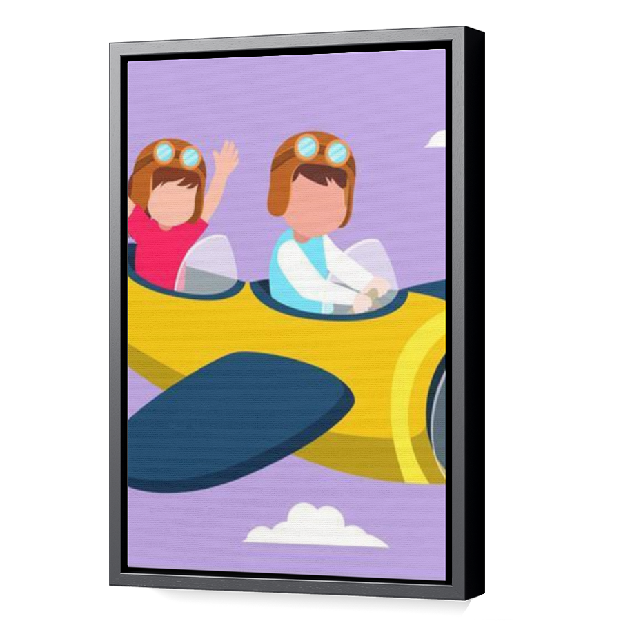 Thumbnail for Canvas - Black Floating Frame