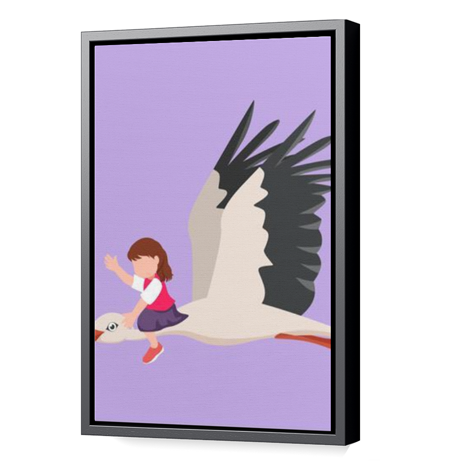 Thumbnail for Canvas - Black Floating Frame