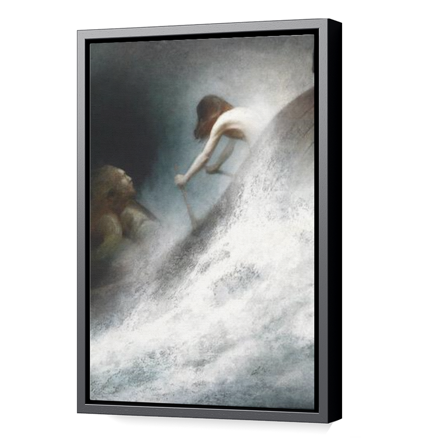 Thumbnail for Canvas - Black Floating Frame