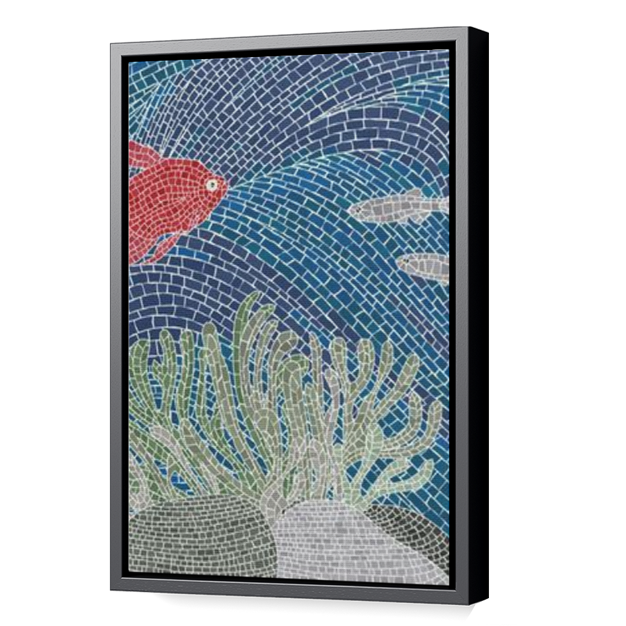 Thumbnail for Canvas - Black Floating Frame