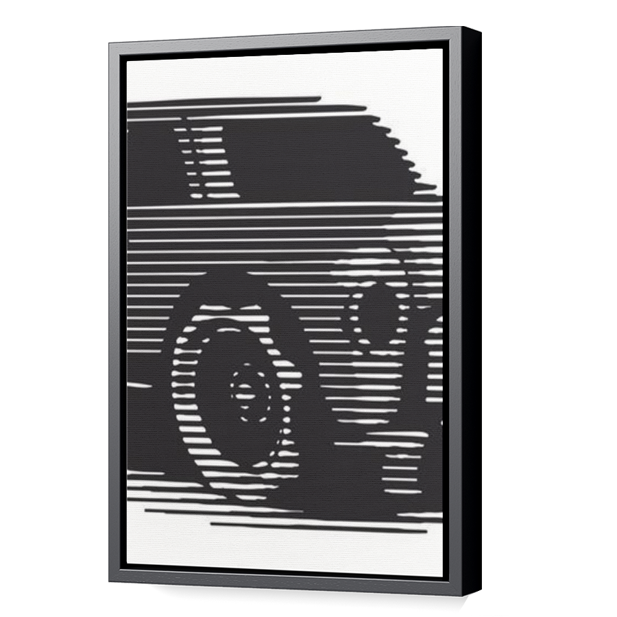 Thumbnail for Canvas - Black Floating Frame