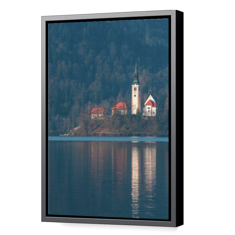 Thumbnail for Canvas - Black Floating Frame